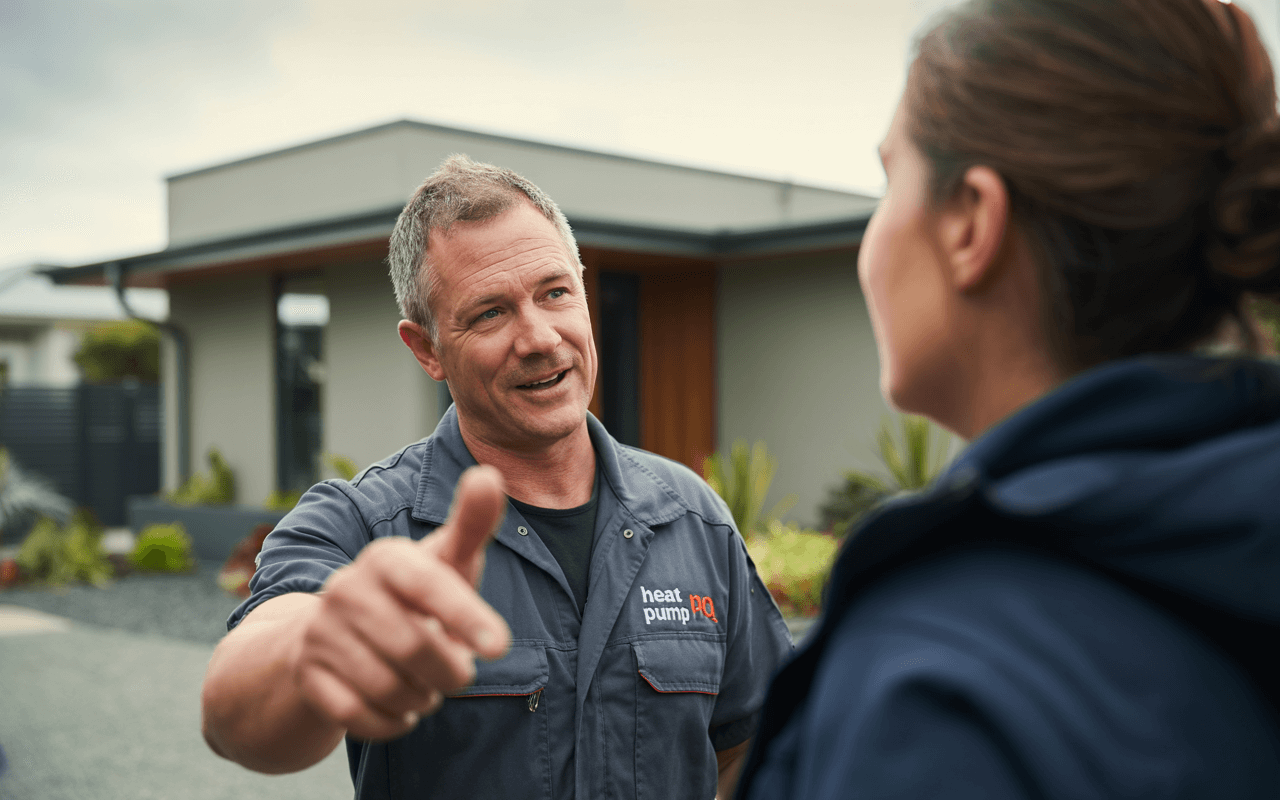Heat Pump HQ installer at a house in Christchurch (1)